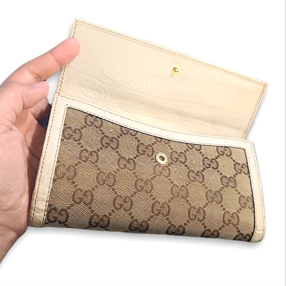 Gucci Authentic GG Canvas Bifold Long Wallet - Picture 4 of 14